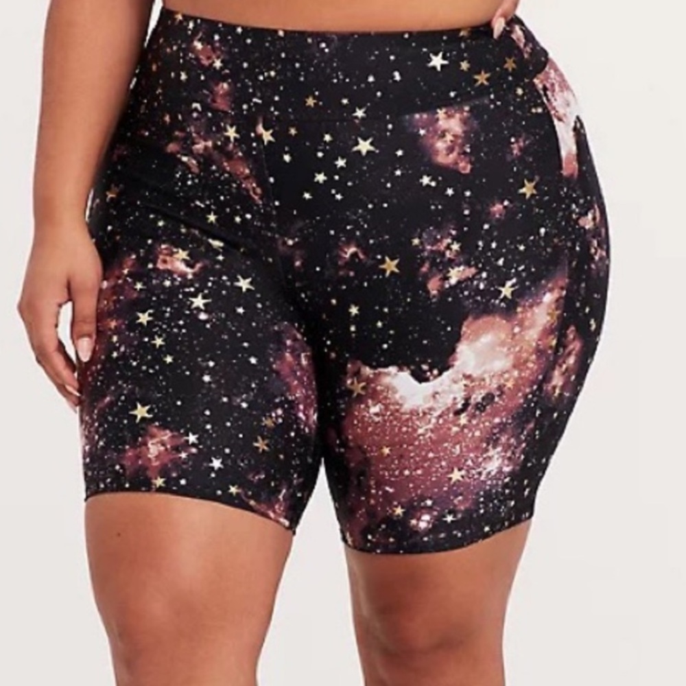 Torrid galaxy swim bike  shorts